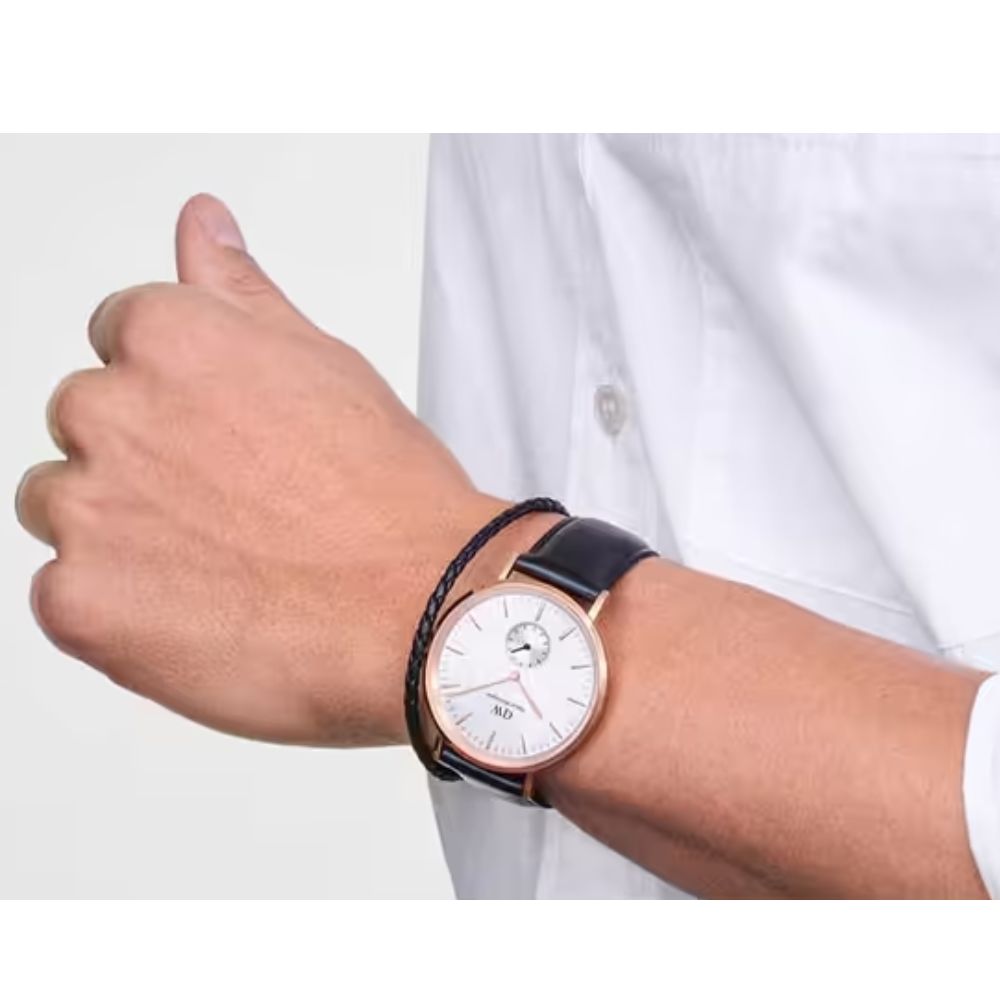 Daniel Wellington Classic Multi-Eye Sheffield Off-white Sunray Rose Gold Women’s Watch DW00100870K
