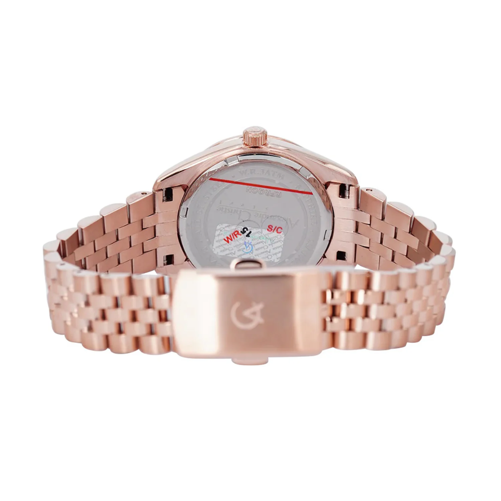 Alexandre Christie Classic Rose Gold Women's Watch 5012LDBRGMS