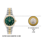Santa Barbara Polo & Racquet Club Green Dial Women's Watch SB.4.10017-5