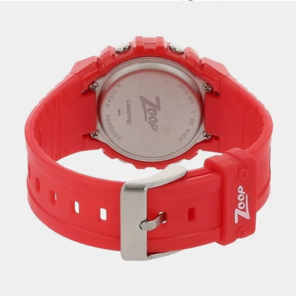 ZOOP Boys Blue Dial Water-Resistant Digital Watch NRC4040PP02