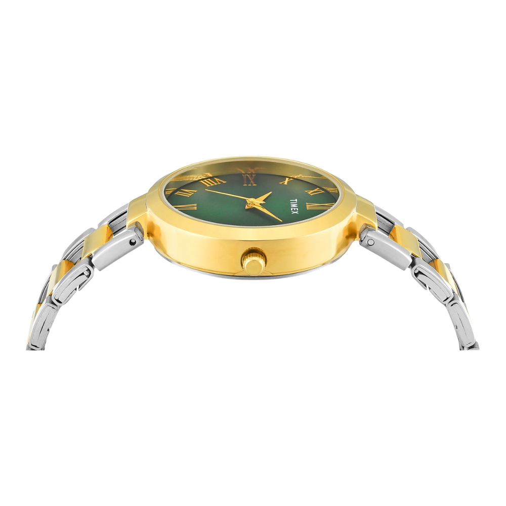 Timex Classic Green Dial Women's Watch TW000X274