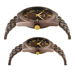 Timex Trendline Brown Round Dial Analogue Pair's Watch - TW00PR344