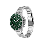 Emporio Armani Green Dial Men's Chronograph Watch AR11741