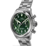 TIMEX Waterbury Traditional Green Silver Men’s Analog Watch TW2Y19100IK