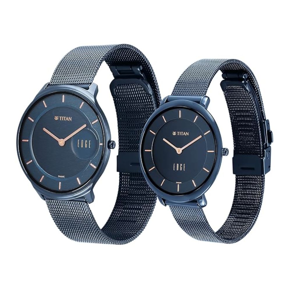 Titan Edge Bandhan Pair Analog Wrist Watch 18432655QM01
