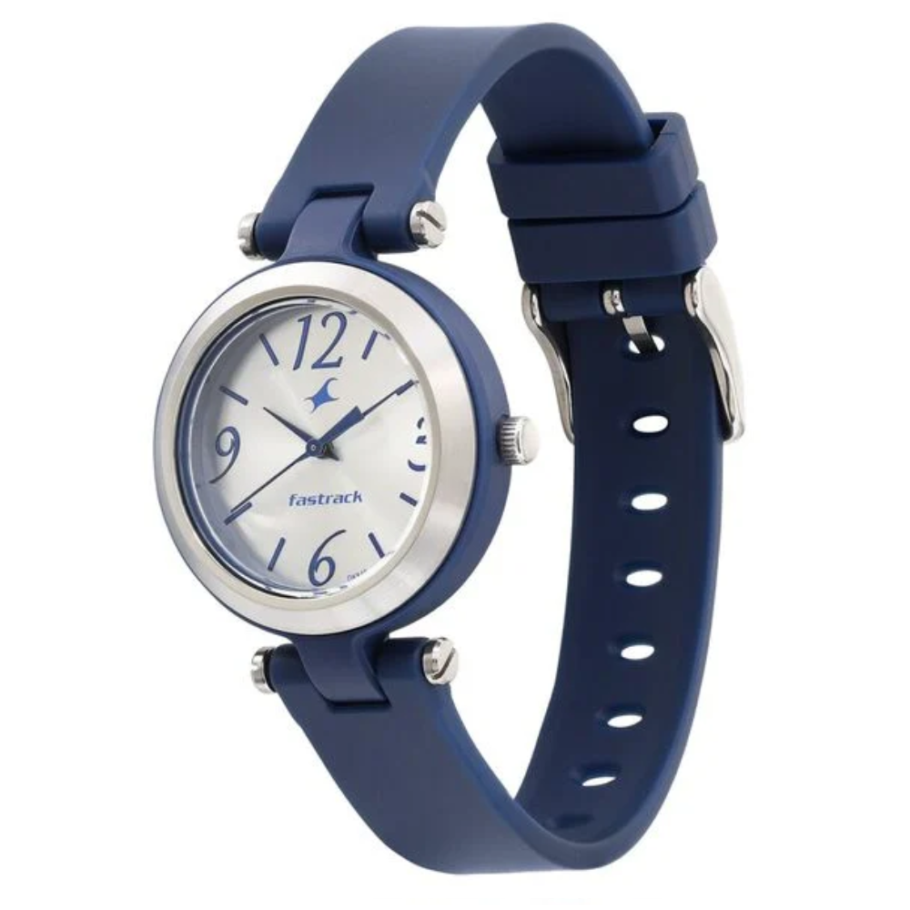 Fastrack Trendies White Dial Girls Watch 68015PP04