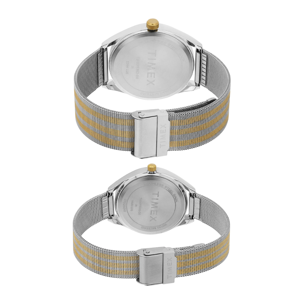 TIMEX Trendline Silver Pair Analog Watch TW00PR352