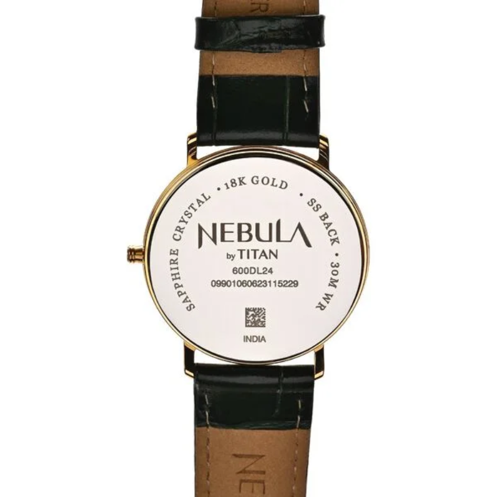 Titan Nebula Vintage Green Dial Men's Watch NT600DL24