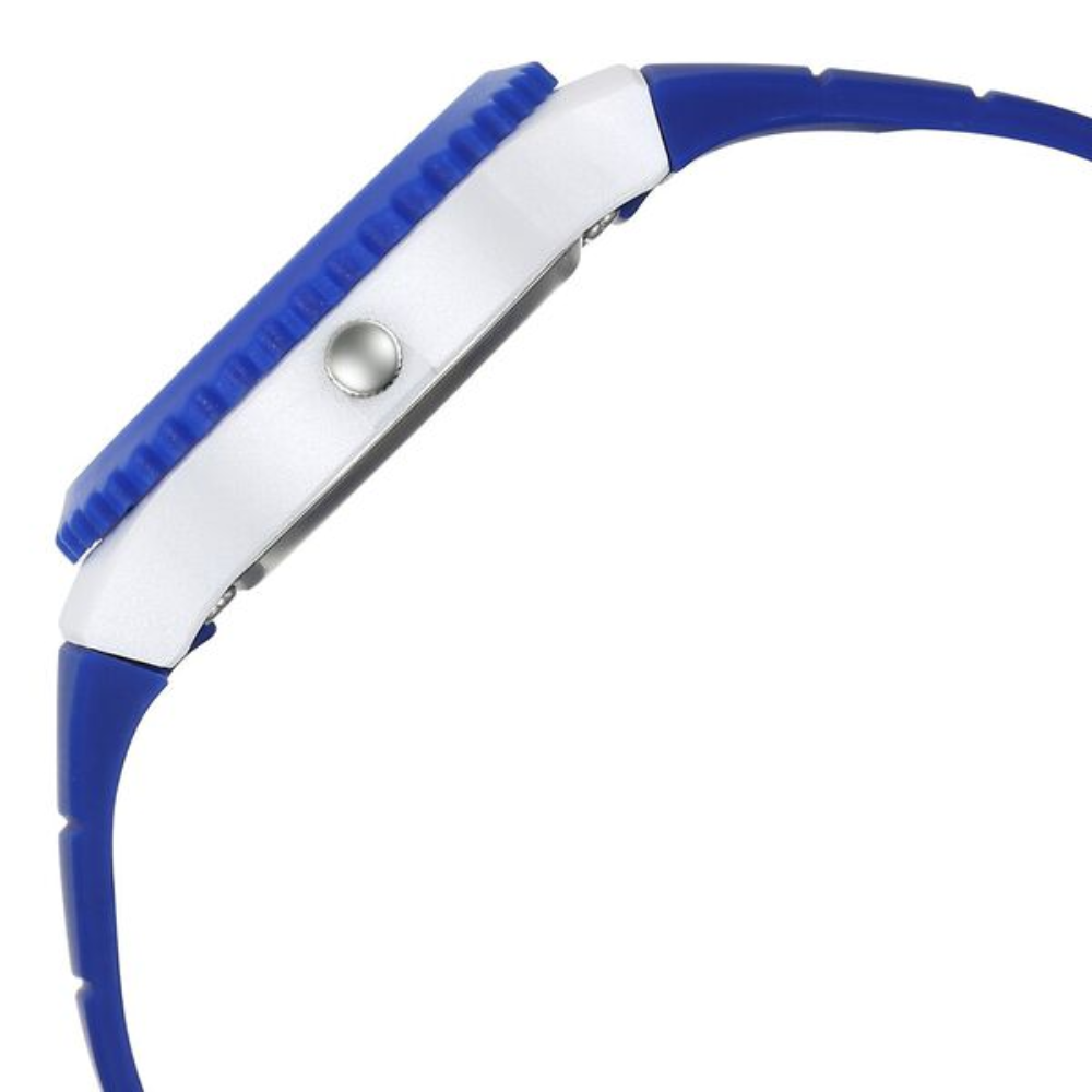 Zoop White Dial Blue Strap Girls Kids Analogue Watch 16031PP03W