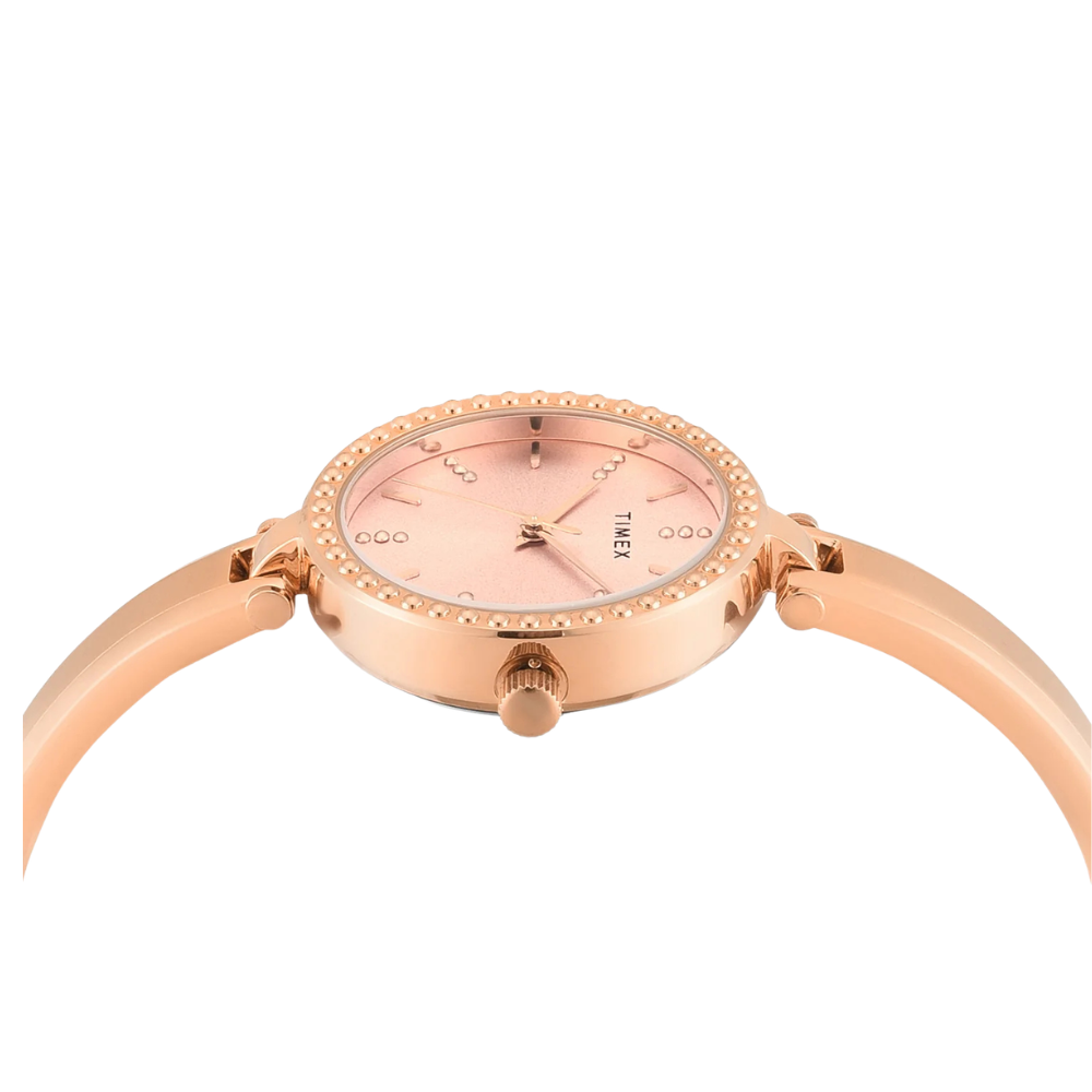 Timex Trendline Pink Round Dial Analogue Women's Watch - TWEL27001