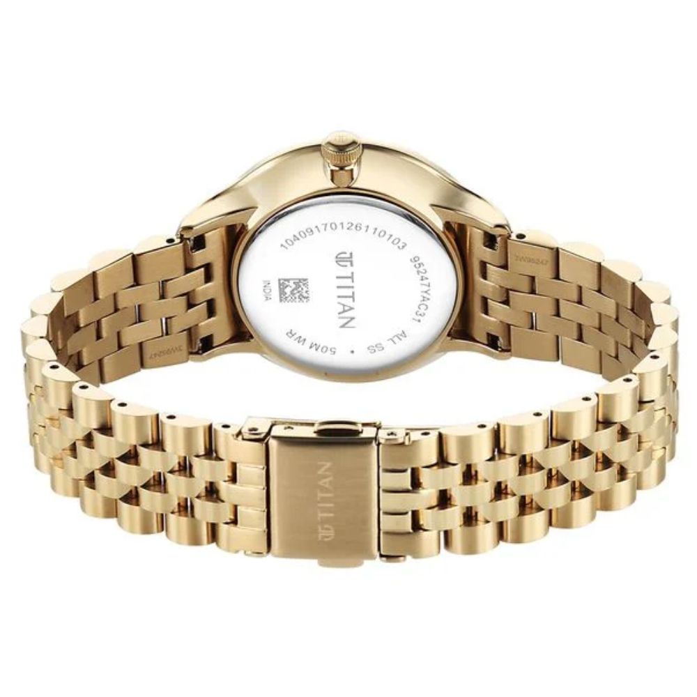 Titan Prestige Green Women's Watch 95247YM01