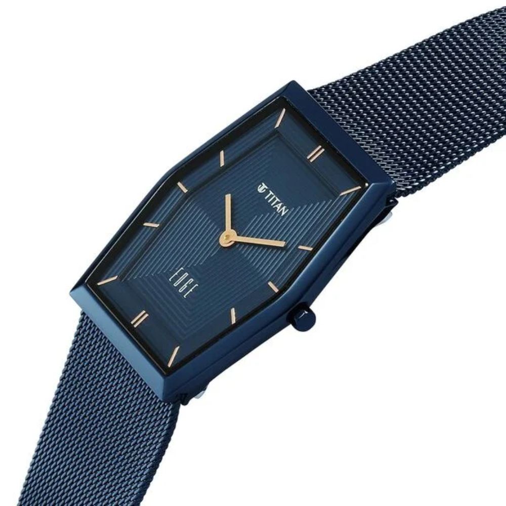 Titan Edge Whimsey Blue Women's Watch 2785QM02