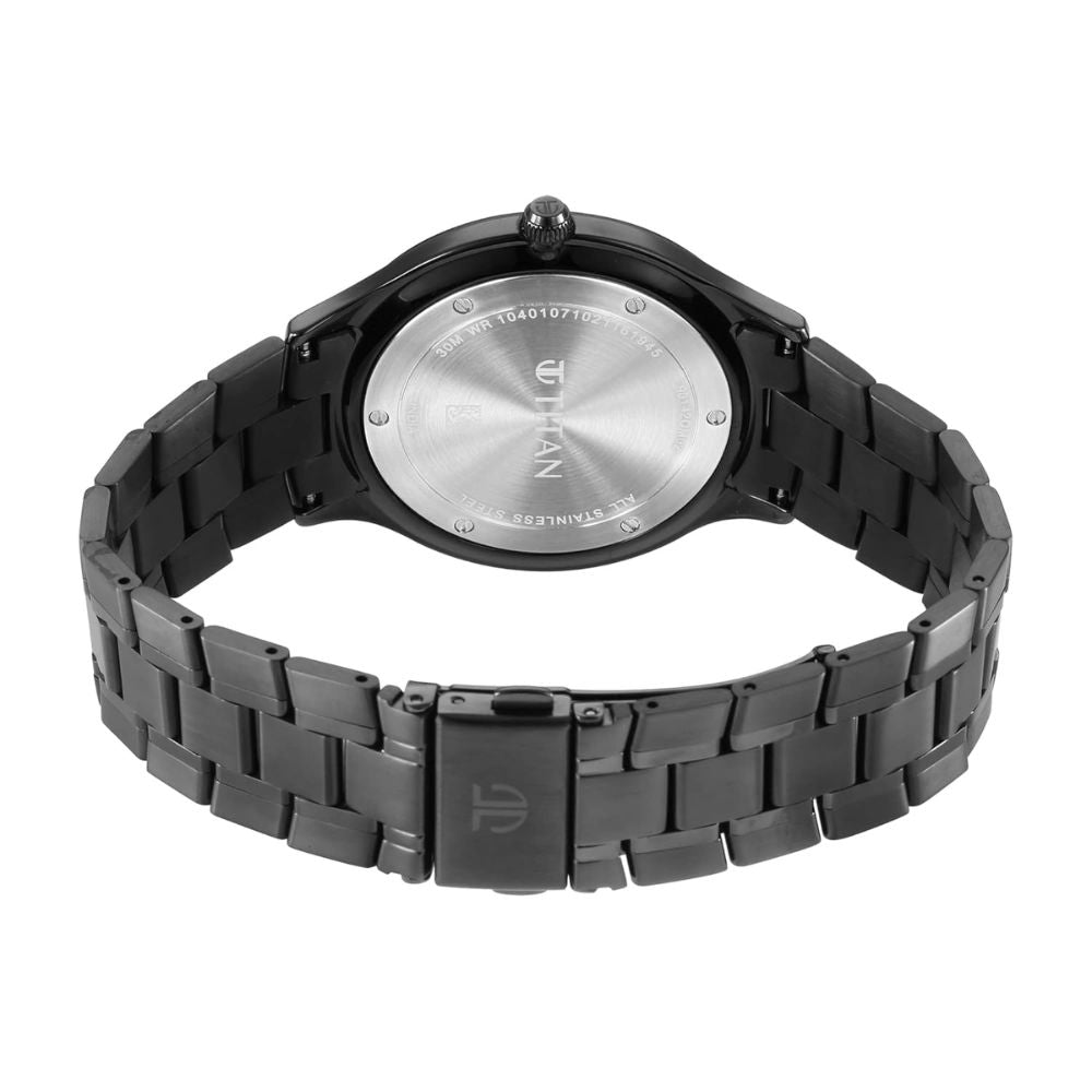 Titan Classique Slimline Anthracite Men's Watch 90142QM02