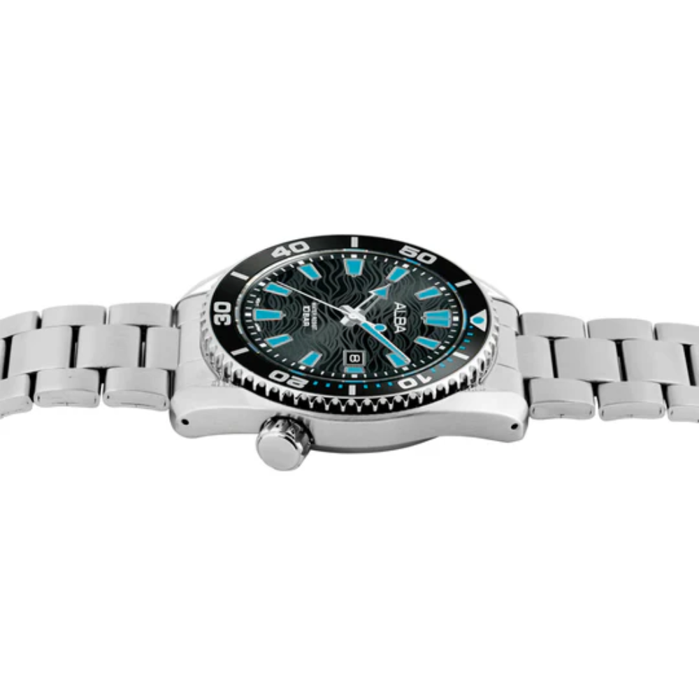 ALBA Active Black Dial Men's Watch AS9R71X1