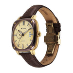 Titan Vintage Concealed Brown Men's Watch 90225KL03