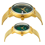 Timex Green Round Dial Analog Pair's Watch TW00PR342