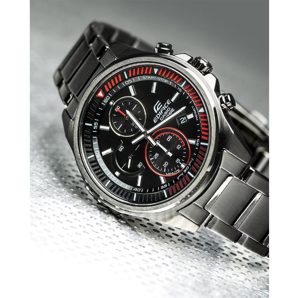 Casio Black Stainless Steel Strap Men's Watch EFR-S572DC-1AV | 10622595