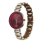 Fastrack Chrome K Maroon Dial Women's Watch 6216QM03