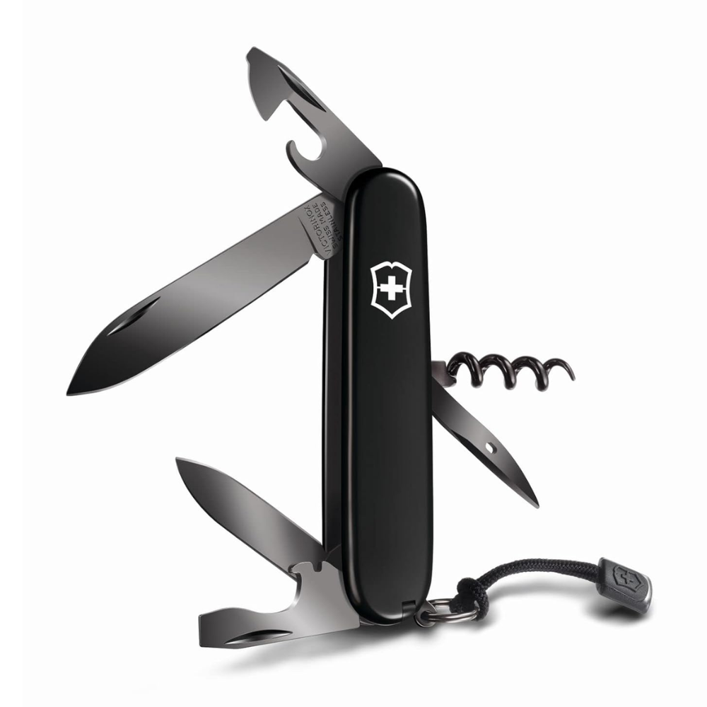 Victorinox Spartan Onyx Black Unisex Swiss Army Knife 1.3603.31P