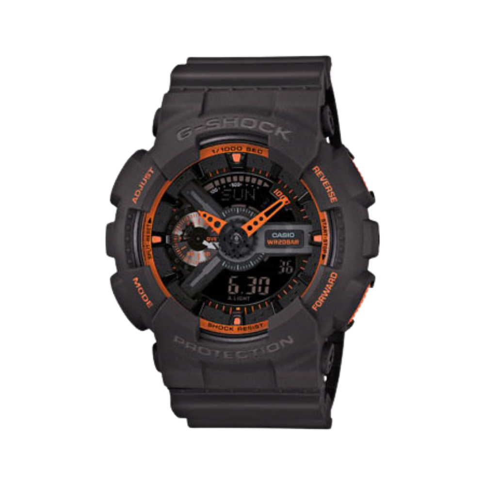 Casio Black Resin Strap Men's Watch GA-100C-8A, GA-110TS-1A4 | 10455781
