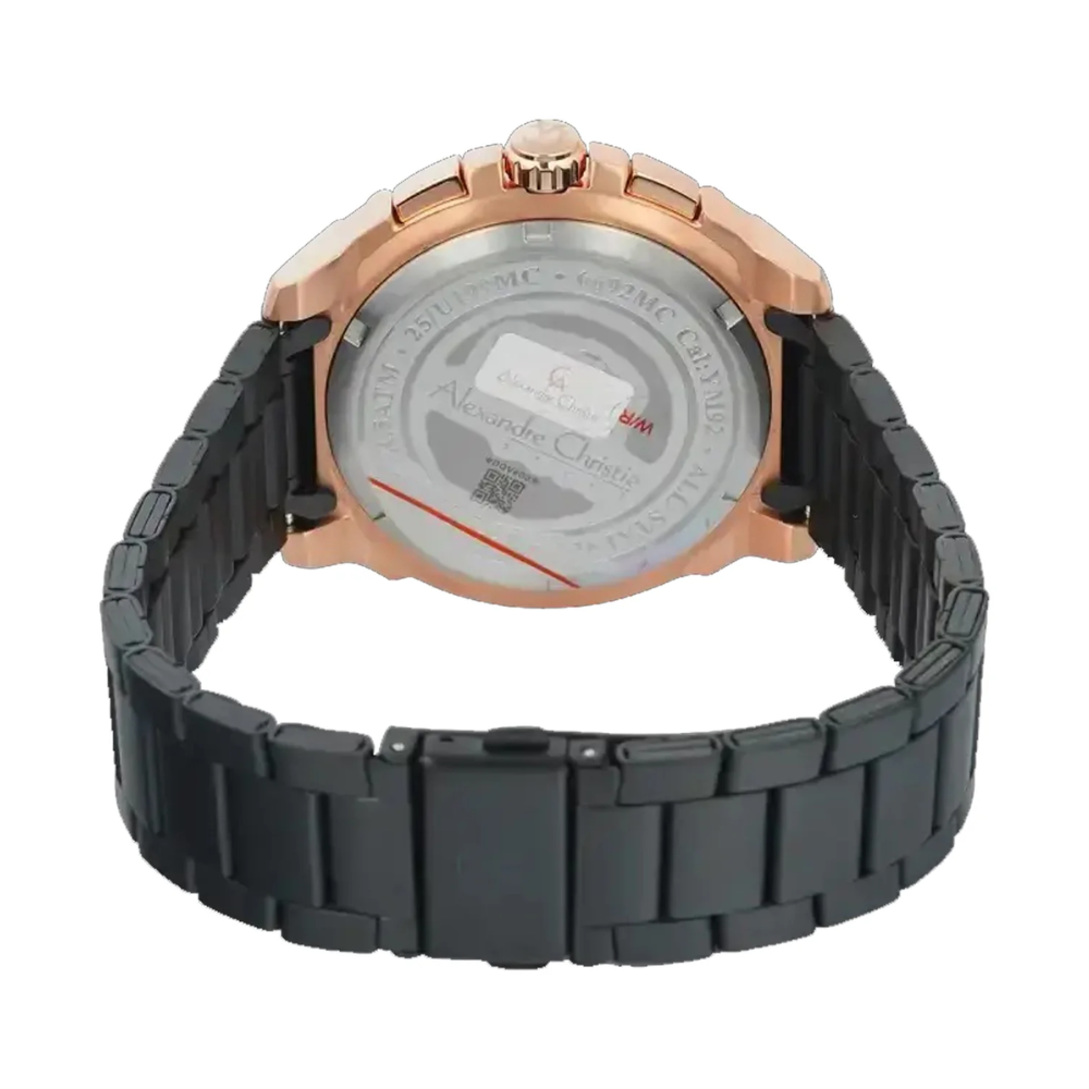 Alexandre Christie Chronograph Black Men's Watch 6692MCFBRBA