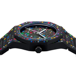 D1 Milano Polyurethane Polycarbon Black Dial Men's Watch PCBU11