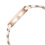 Titan Purple Ceramics Two Toned Rose Gold & Blue Women's Watch 95213KD03