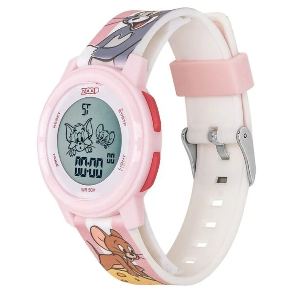 Zoop Tom & Jerry Digital Dial Girls Kids Watch 16043PP06