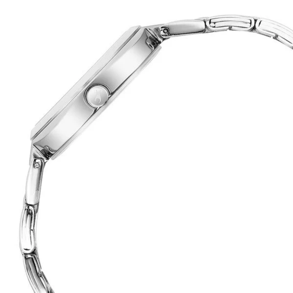Fastrack Stunners Silver Dial Quartz Analog Watch for Girls- 6247SM02