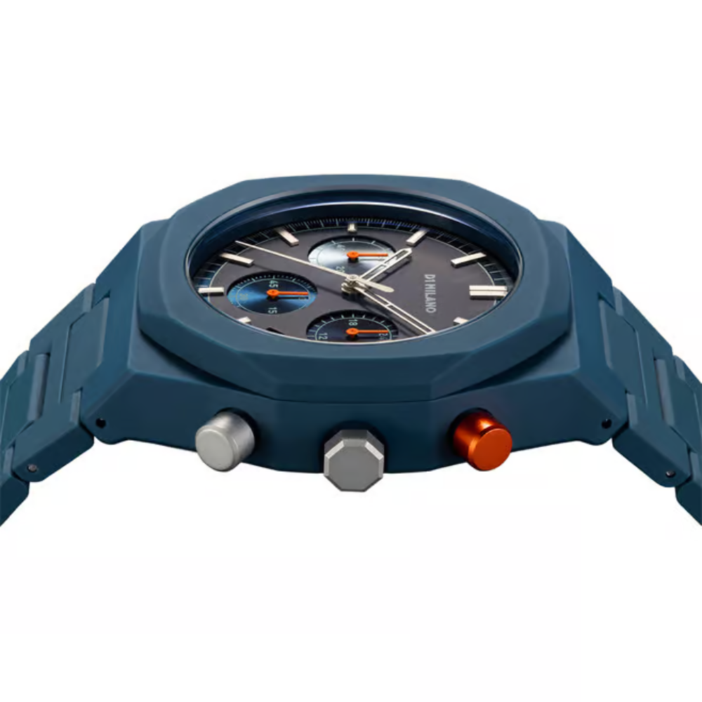 D1 Milano POLYCHRONO Black Dial Unisex Watch PHBJ09