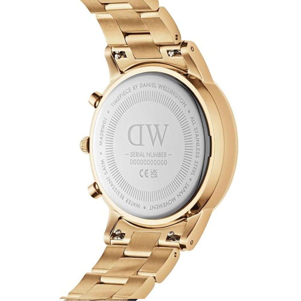 Daniel Wellington Iconic Analog Watch Black Gold Men's Watch DW00100641K