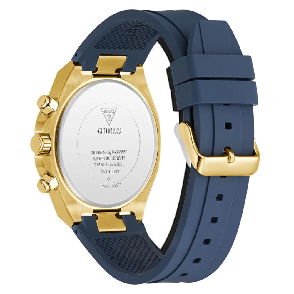 GUESS Equity Blue Gold Men's Watch GW1011G2