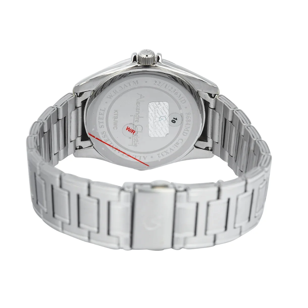 Alexandre Christie Classic Silver Men's Watch 8684MDBSSSL