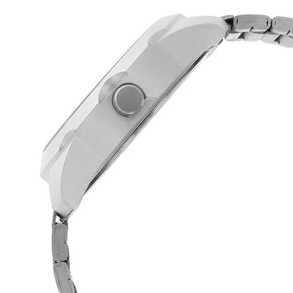 Fastrack Quartz Analog Silver Dial Watch for Men 3123SM02