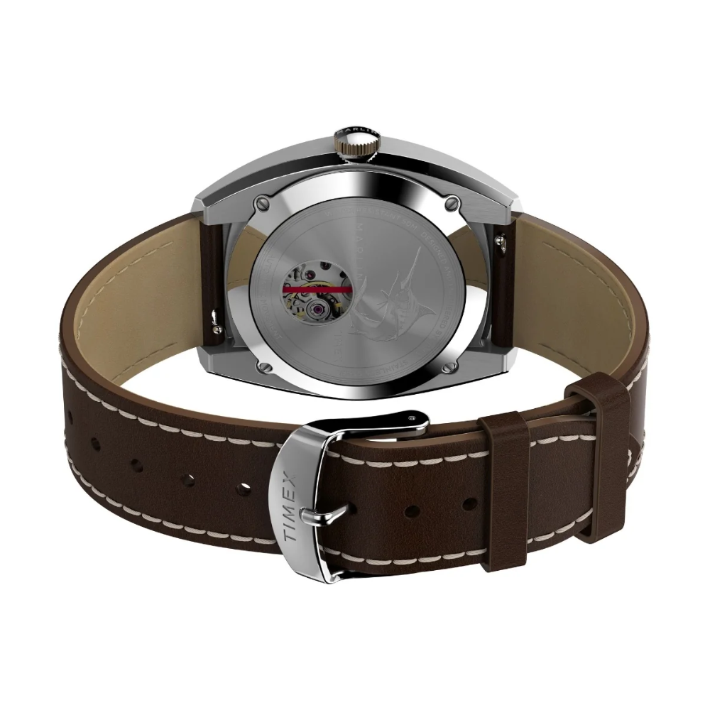 TIMEX Marlin Silver Brown Men Watch TW2V62000U9