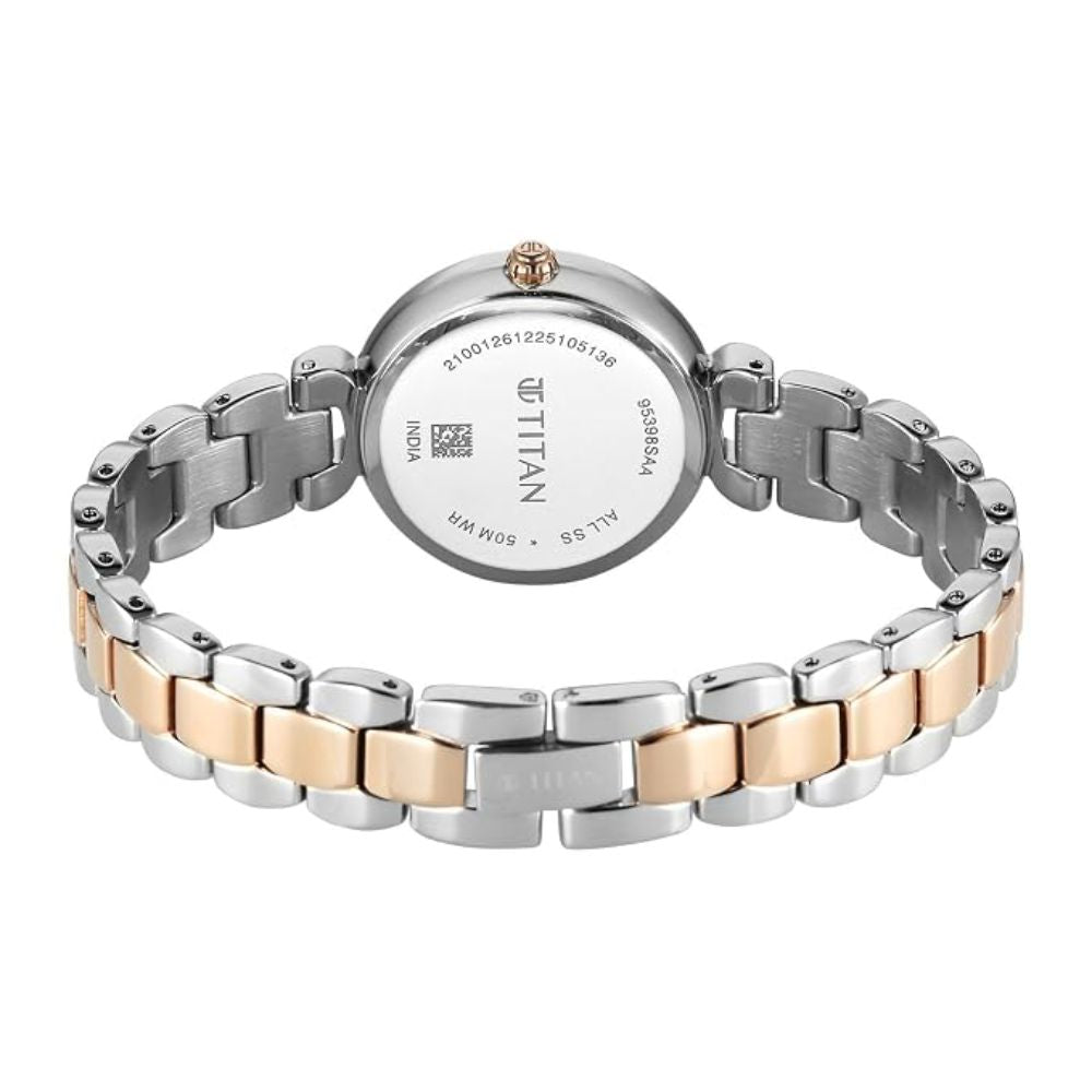 Titan Workday Edit Silver Women's Watch 95398KM01