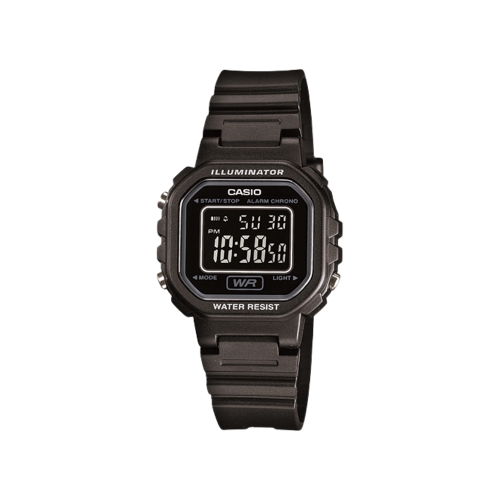 Casio Black Resin Strap Women's Watch LA-20WH-1A, LA-20WH-1B | 10393847