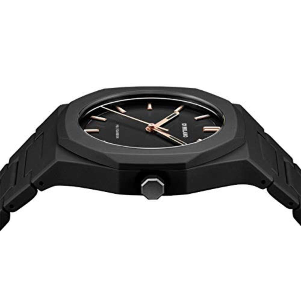 D1 Milano Polycarbon Black Dial Unisex Watch PCBJ12