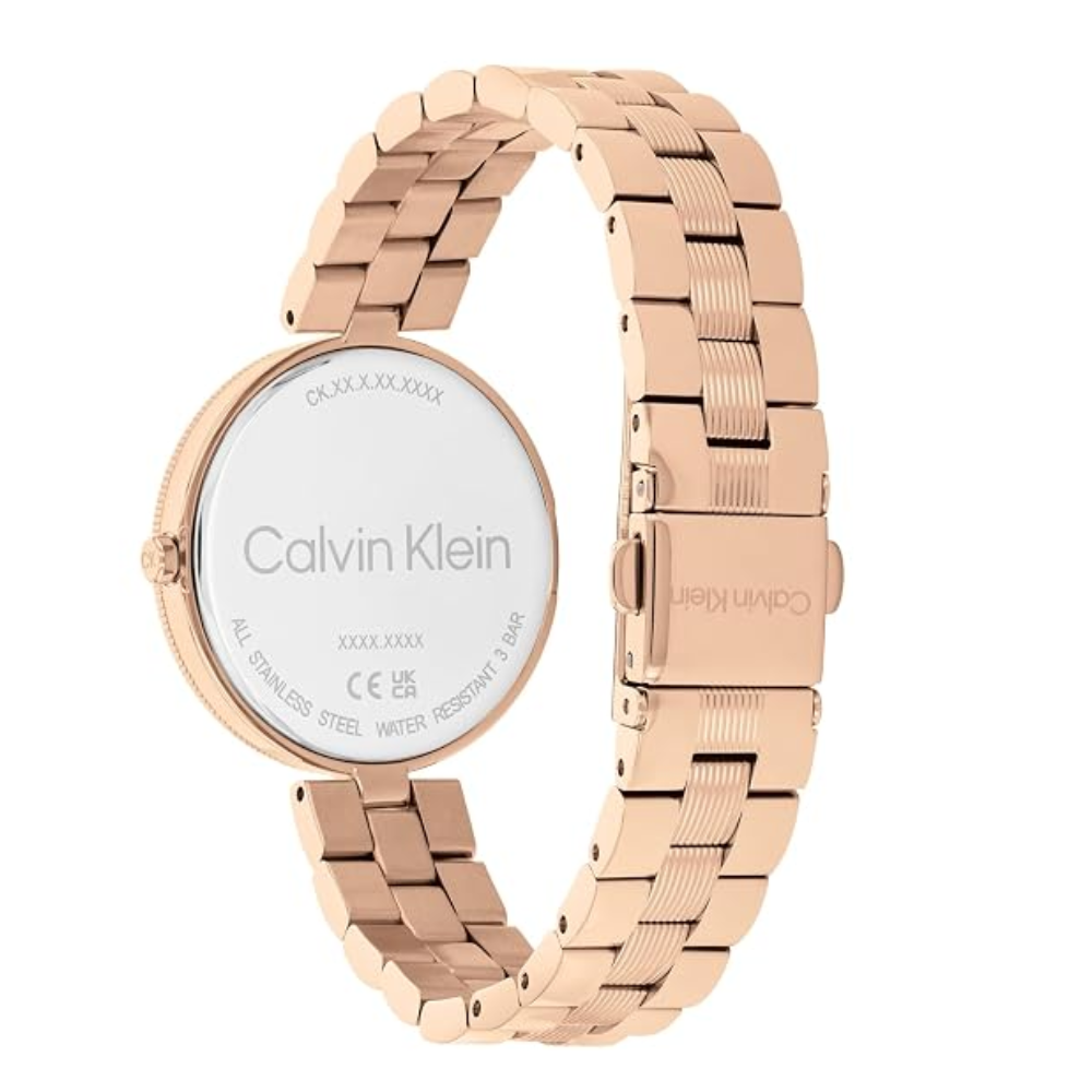 Calvin Klein Gleam Grey Dial Women's Analog Stainless Steel Watch 25100013