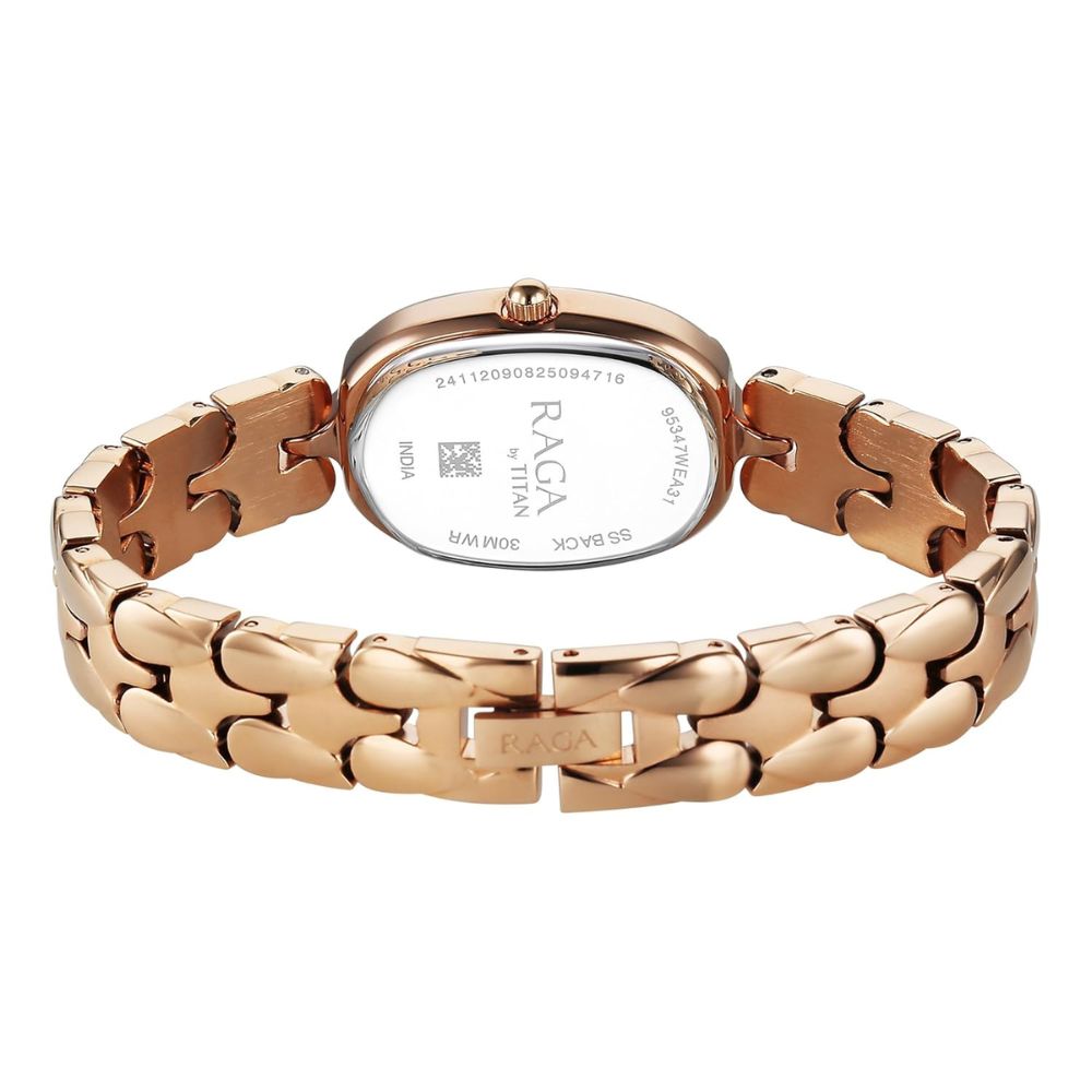 Titan Raga Showstopper 4.0 Rose Gold Women's Watch 95347WM01