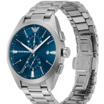 Emporio Armani Claudio Men's Blue Dial Chronograph Watch AR11541