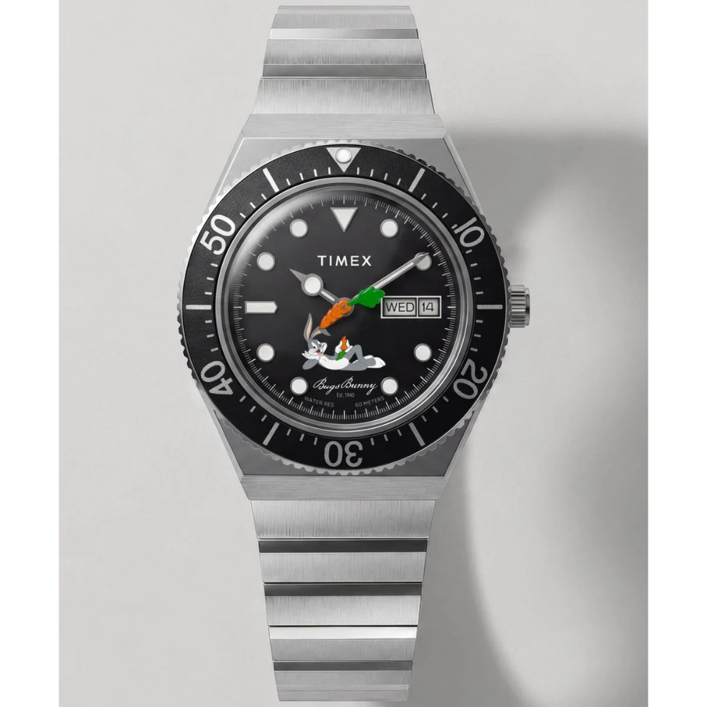 Timex Looney Tunes Black Dial Men's Mechanical Automatic Watch TW2Y99200X6