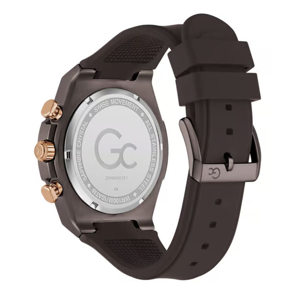 G.C. Beige Round Dial Analog Men's Watch Z68005G1
