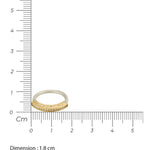 GUESS Knot You Gold-Plated Stainless Steel Ring For Women Ring UBR04057YG56