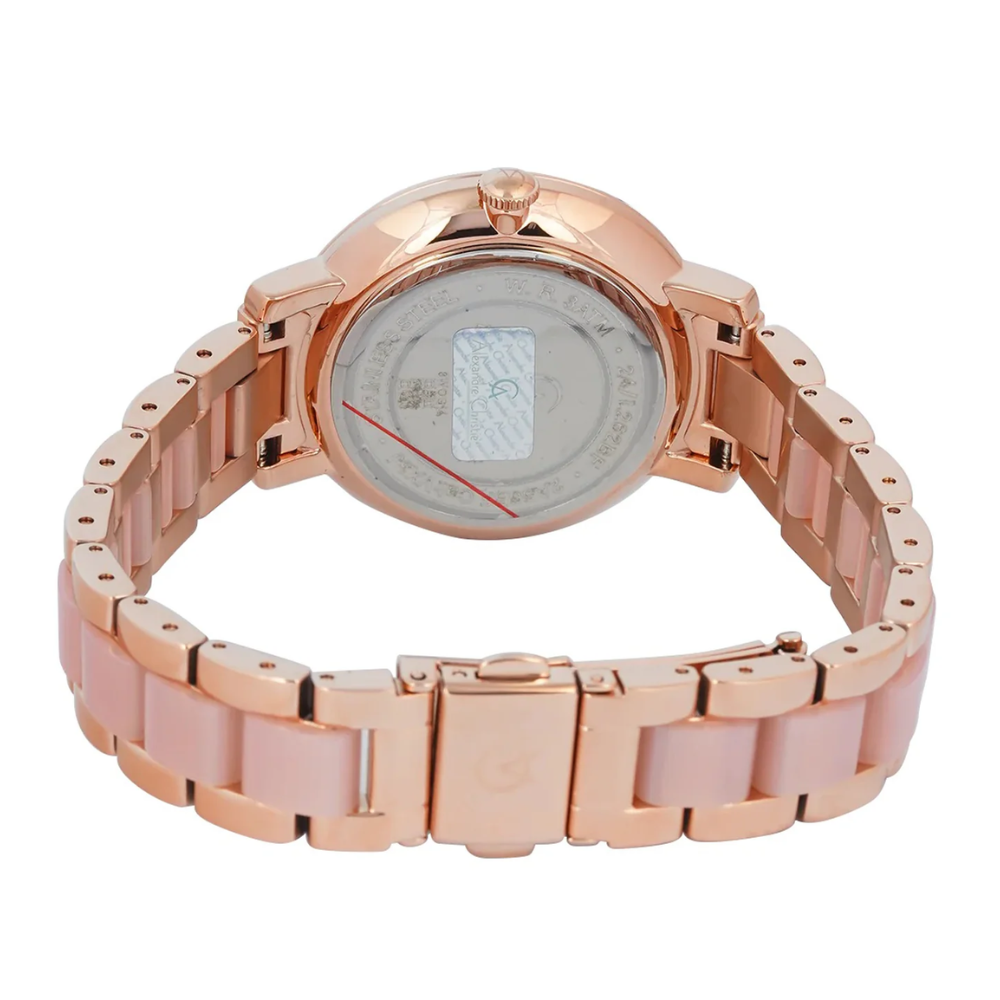 Alexandre Christie Women's Rose Gold Multi-Function Watch 2A56BFBRGPN
