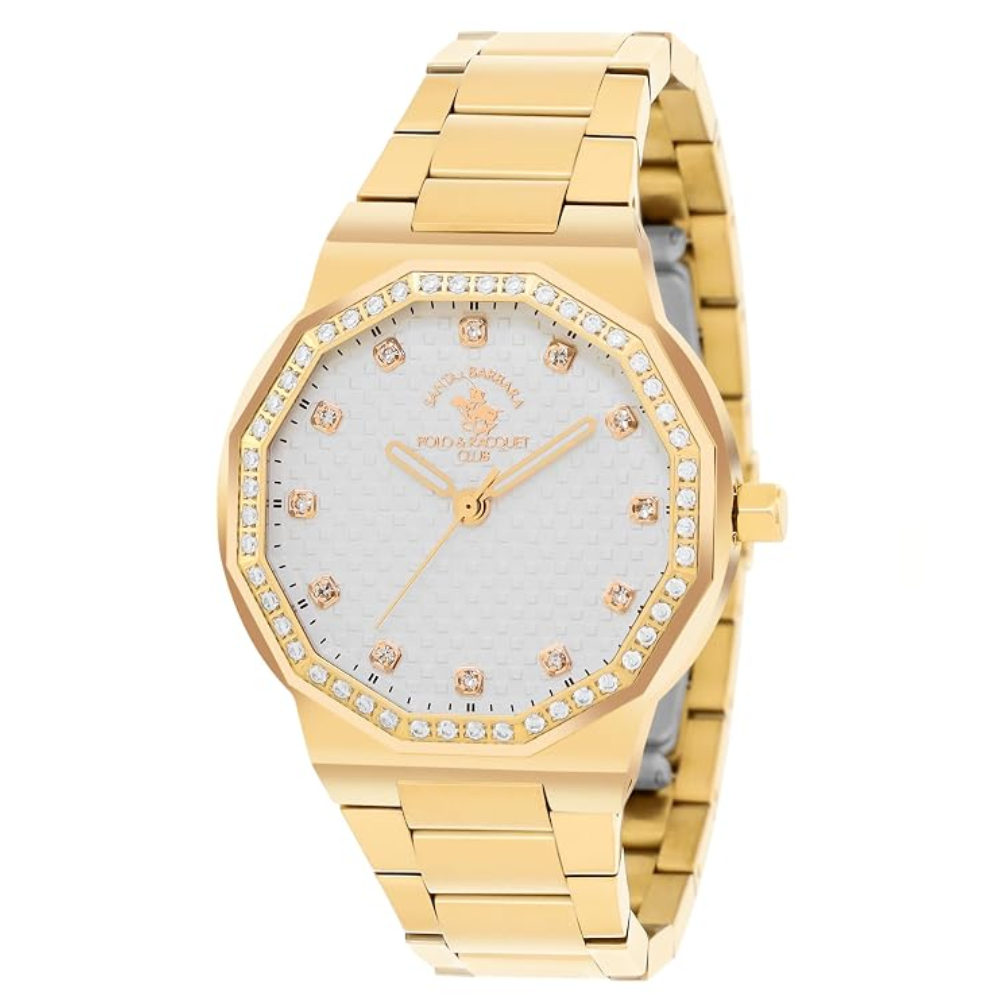 Santa Barbara White Dial Women's Quartz Analog Watch SB.1.10552-2