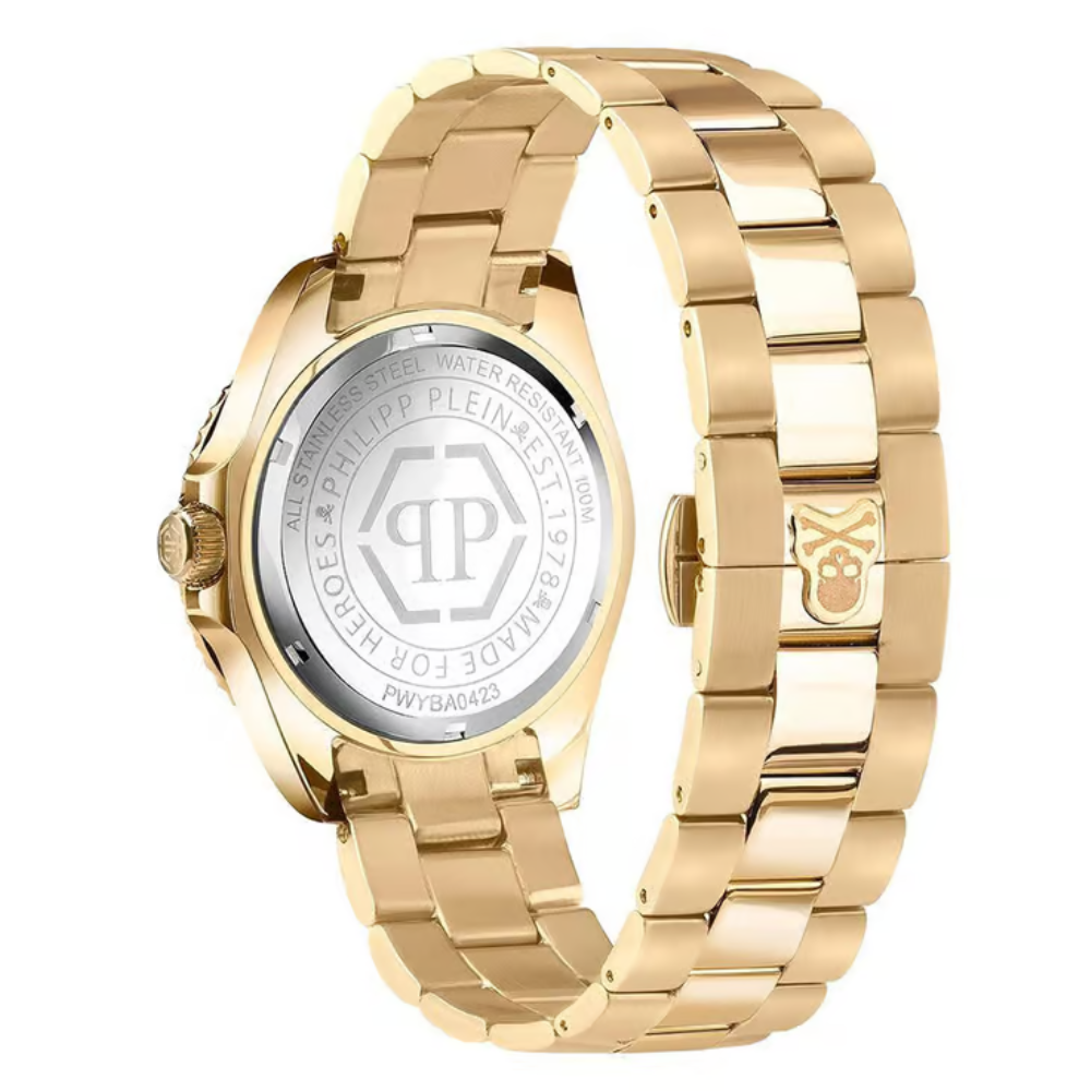 Philipp Plein GMT-I Challenger Gold Men's Watch PWYBA0423