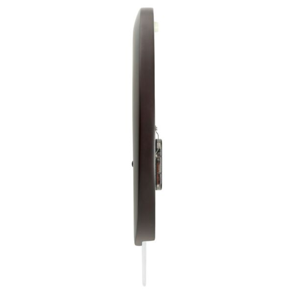 Titan Wooden Half Moon White Dial Wall Clock NSW0033WA01
