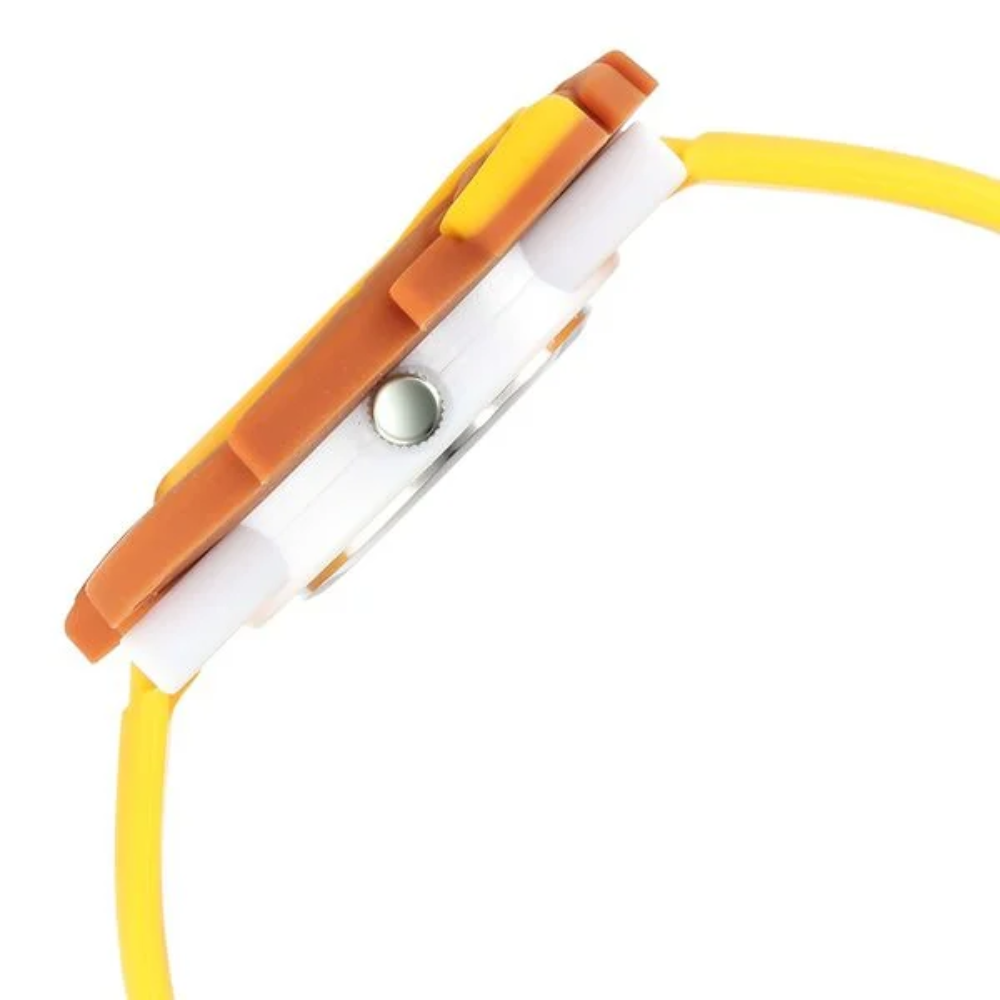 Zoop Lion Yellow Dial Yellow Strap Boys Girls Kids Watch NT26033PP01