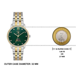 Santa Barbara Polo & Racquet Club Analog Silver Dial Women's Watch SB.1.10638-4